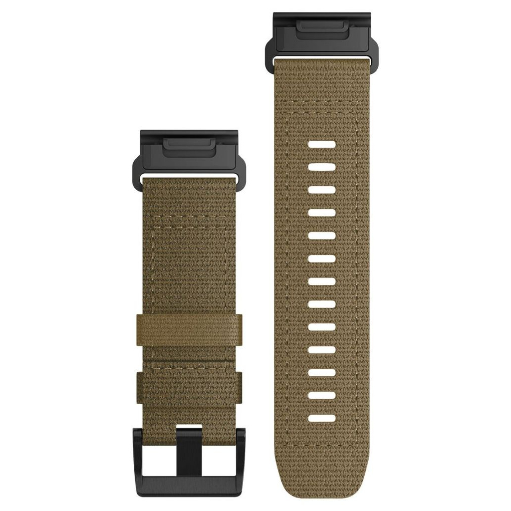 Ремінець до смарт-годинника Garmin Tactix 7, 26mm QuickFit, Coyote Tan Nylon (010-13010-11) Ремінець до смарт-годинника Garmin Tactix 7, 26mm QuickFit, Coyote Tan Nylon (010-13010-11)