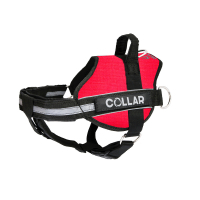 Harness for dogs Dog Extreme Police N4 with flashlight 70-100 cm red (07073)