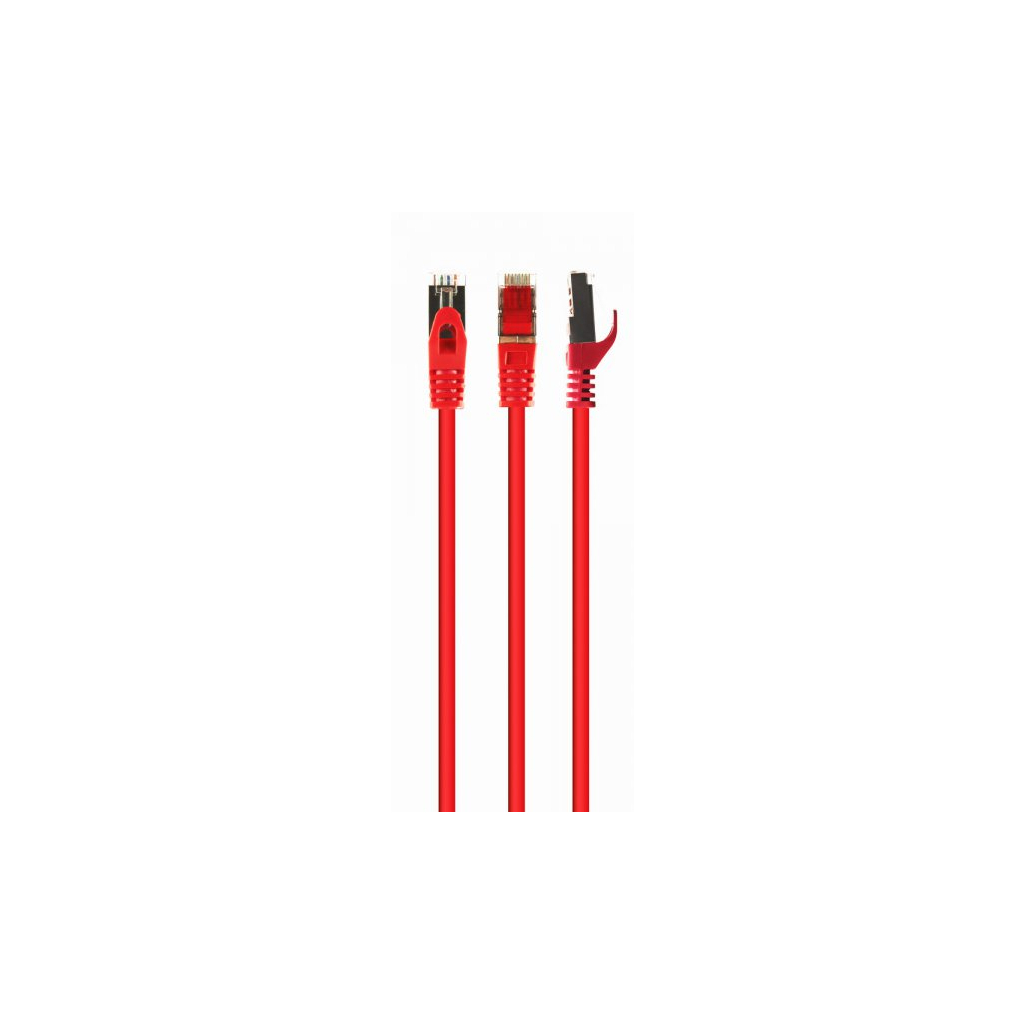 Патч-корд 10м S/FTP Cat 6A CU LSZH red Cablexpert (PP6A-LSZHCU-R-10M)
