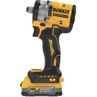 Гайковерт DeWALT 18V XR Li-lon PowerStack 2x1.7Ah, безщітковий, 406 Нм, кейс TSTAK (DCF921E2T)