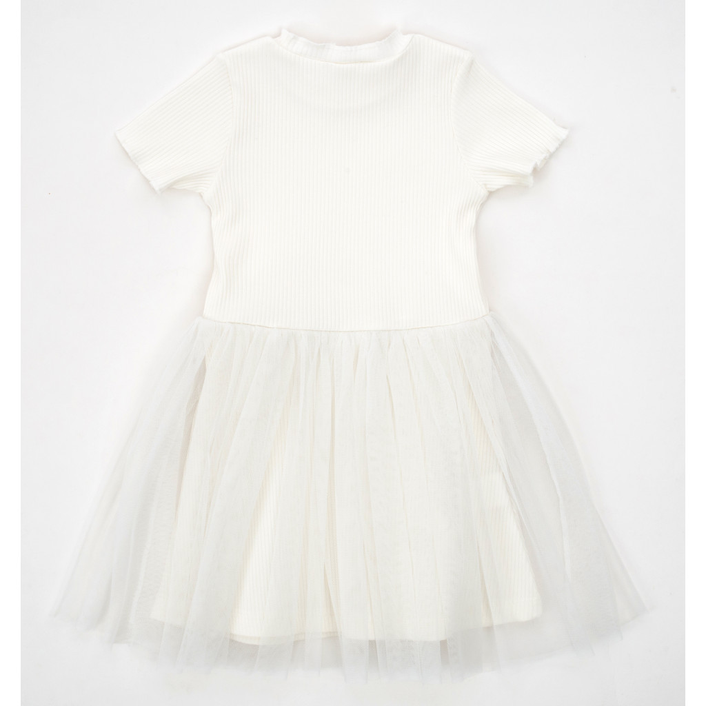Плаття дитяче POP FASHION з фатиновою спідницею (7467-98G-cream)