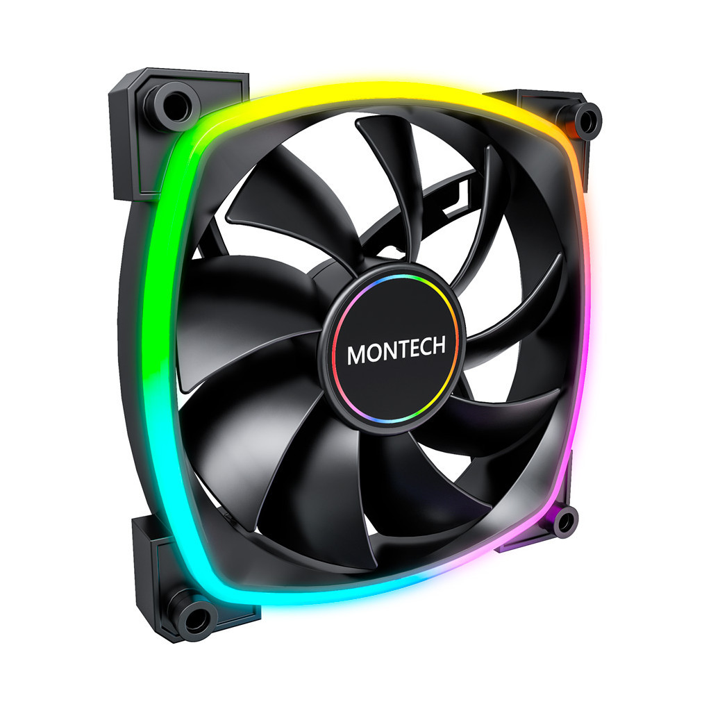 Кулер до корпусу MONTECH AX140 PWM BLACK