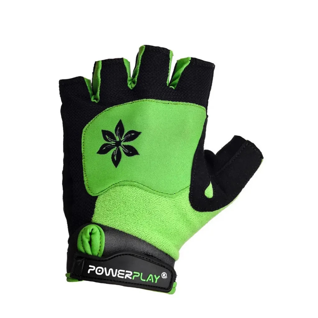 Велорукавиці PowerPlay 5284 B Зелені S (SALE_5284B_S_Green)