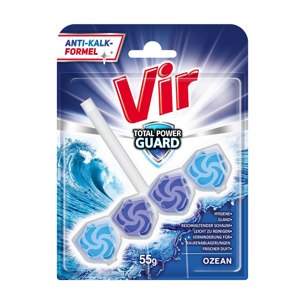Туалетний блок Vir Total Power Guard Океан 55 г (3801003002193)