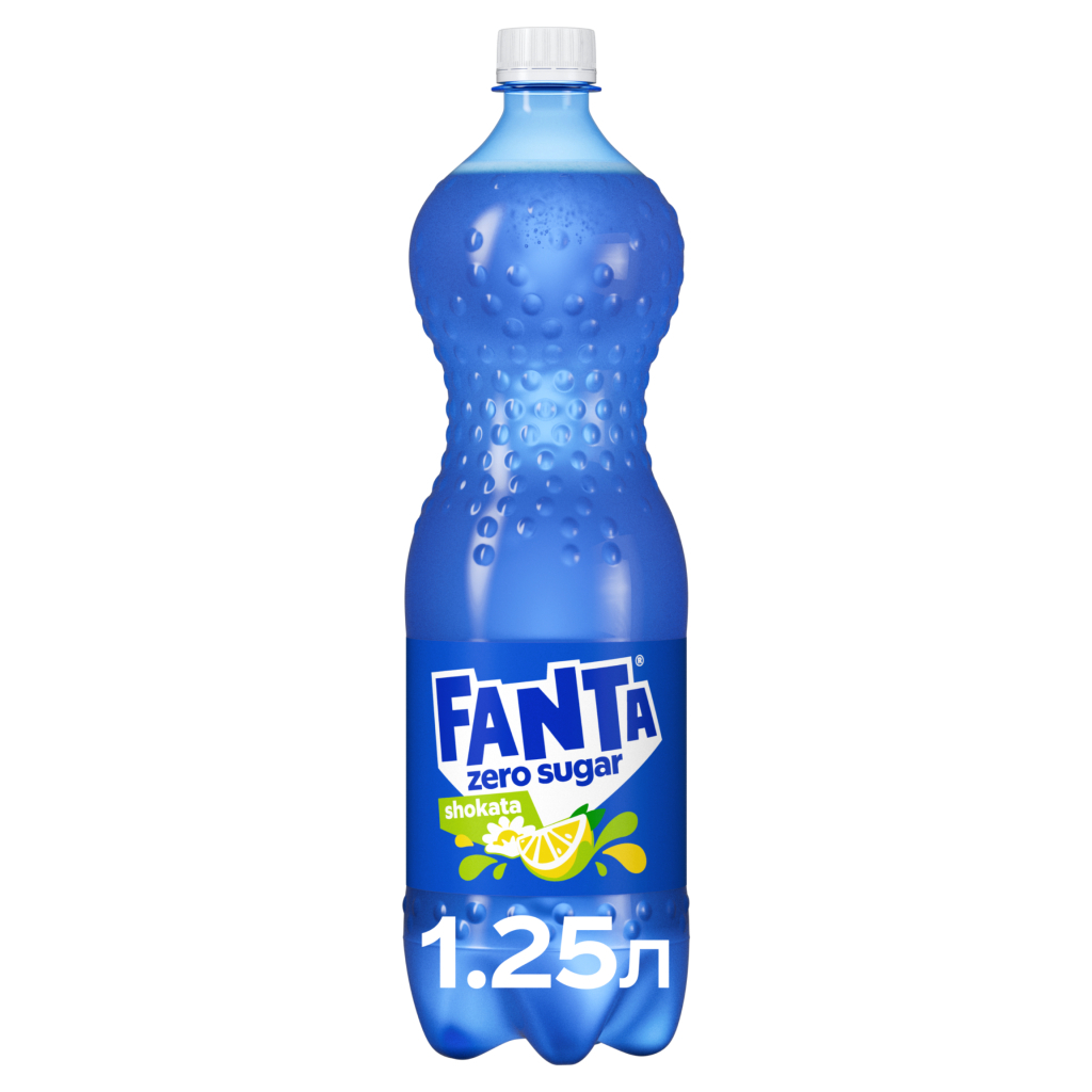 Напій Fanta Zero Sugar Shokata Безалкогольний сильногазований соковмісний 1.25 л (5449000323750)
