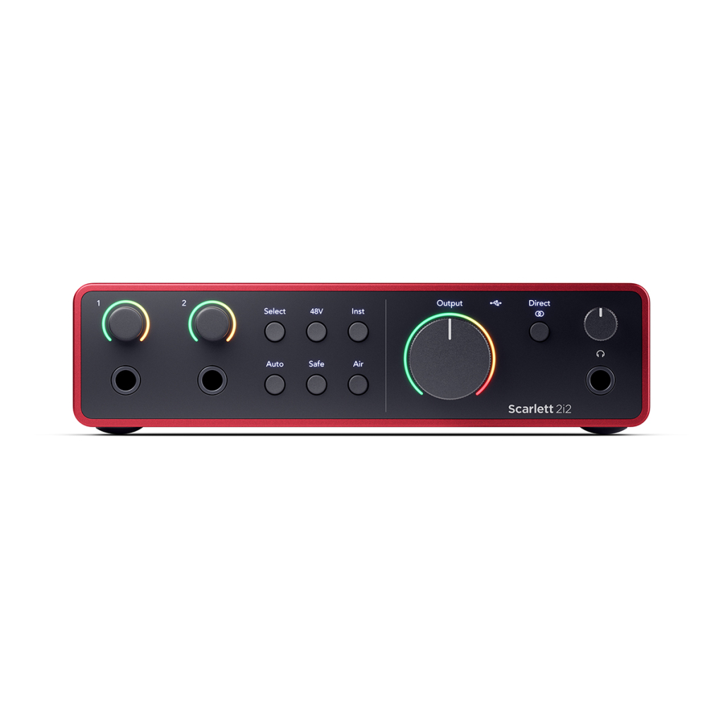 Аудіоінтерфейс Focusrite Scarlett 2i2 4th Gen (234619)