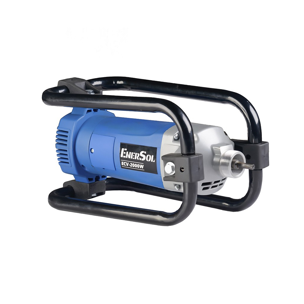 Вібратор глибинний Enersol 2.0 кВт, 17000 віб/хв, вага 6.2 кг (ECV-2000W)