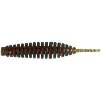 Fishing silicone FishUP Tanta 2.5" 019 - Motor Oil/Red (8pcs/pack) (1864.13.90)