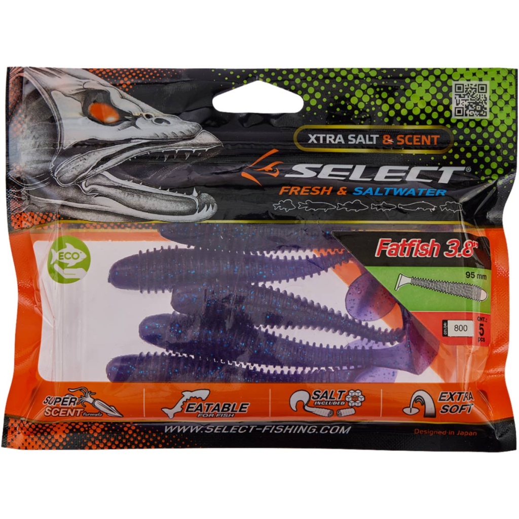 Силікон рибальський Select FatFish 3.8" 800 (5 шт/уп) (1870.72.13)