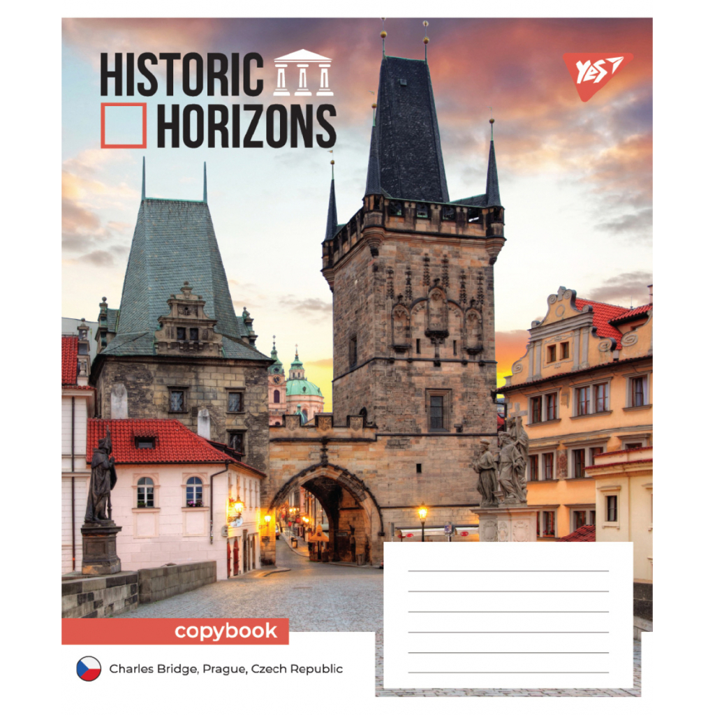 Зошит Yes Historic Horizons А5 24 аркушів лінія (767882)