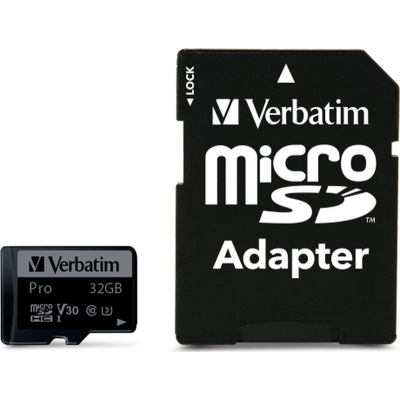 Карта пам'яті Verbatim 32GB microSDXC class 10 UHS-III PRO (47041)