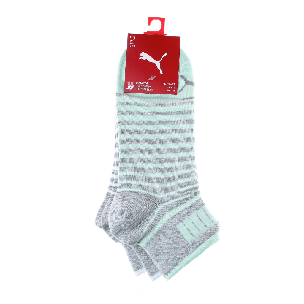 Шкарпетки Puma Unisex Quarter 2P 101002001-025 сірий, білий, ментоловий 39-42 (8718824798554) Шкарпетки Puma Unisex Quarter 2P 101002001-025 сірий, білий, ментоловий 39-42 (8718824798554)