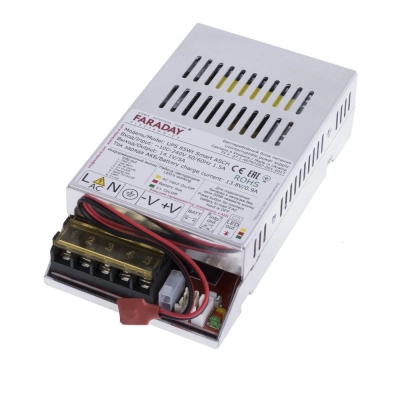 Блок живлення для систем відеоспостереження Faraday Electronics UPS_85W_ALU_12
