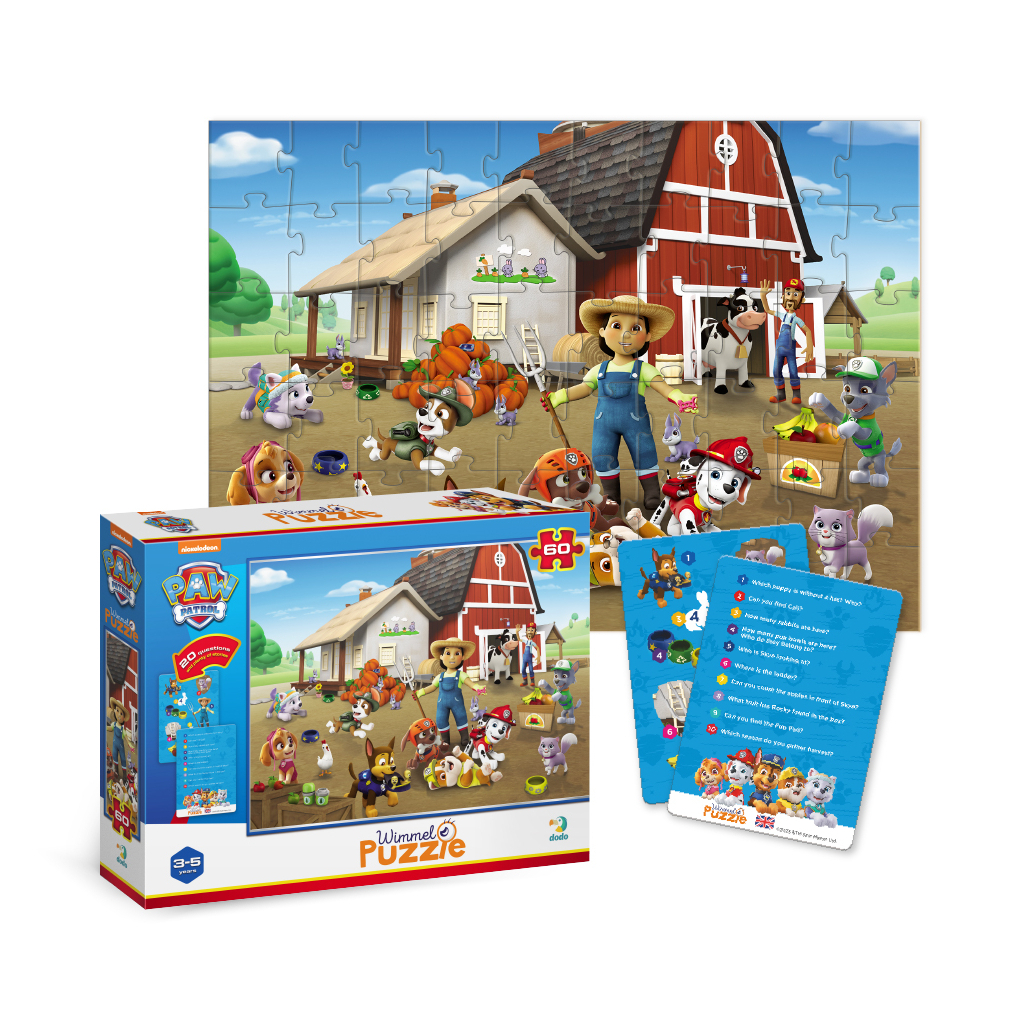 Пазл DoDo Вімельпазл на 60 елементів Paw Patrol. На фермі (200452) Пазл DoDo Вімельпазл на 60 елементів Paw Patrol. На фермі (200452)