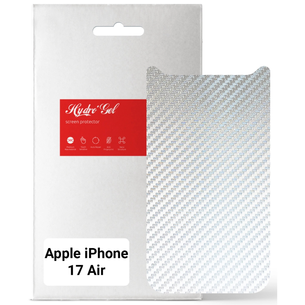 Плівка захисна Armorstandart Back panel Carbone Apple iPhone 17 Air Transparent (ARM86205)