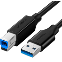 Кабель для принтера USB 3.0 AM/BM 2.0m US210 black UGREEN (10372)
