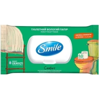 Toilet paper Smile Comfort Wet 40 sheets (4823071665987)