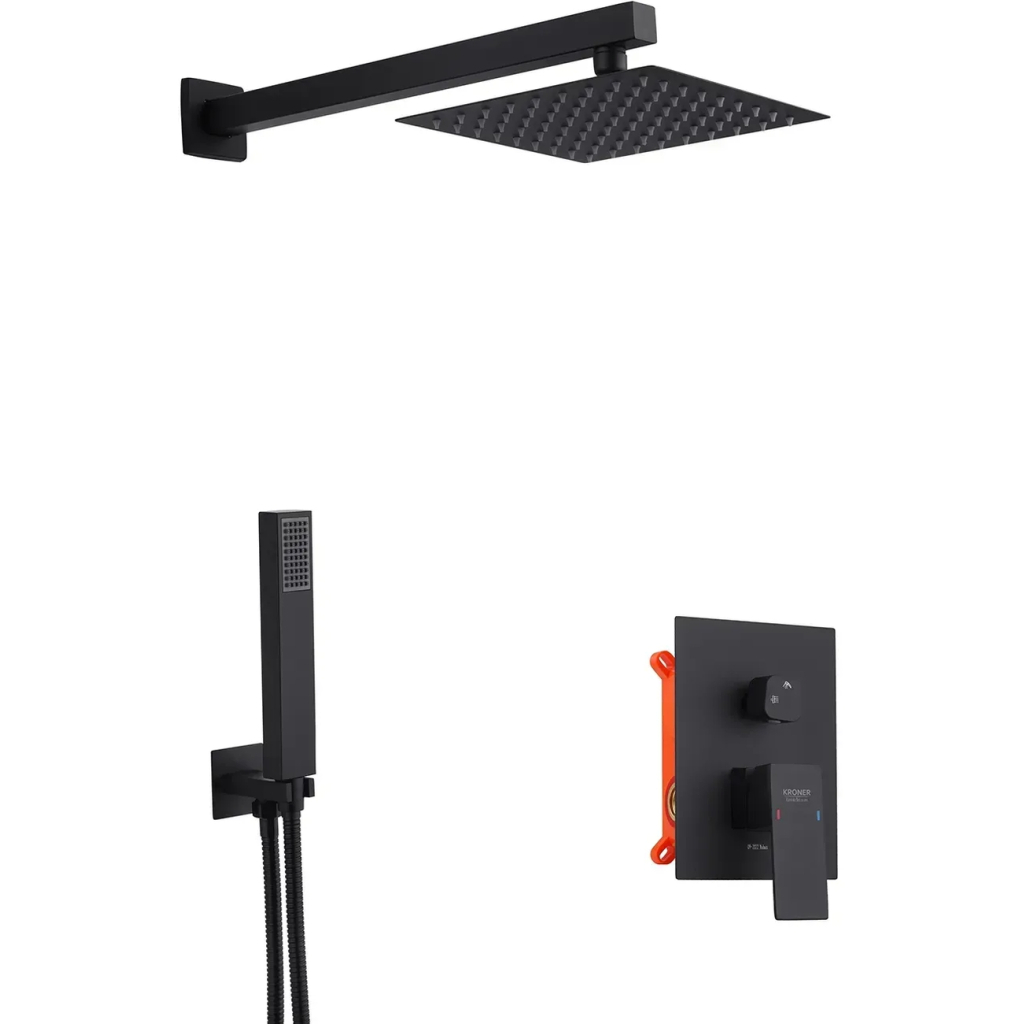 Душовий гарнітур Kroner Edelstahl Kubus-SCH082+ змішувач Edelstahl Kubus-SCH010 (CVS30181) Душовий гарнітур Kroner Edelstahl Kubus-SCH082+ змішувач Edelstahl Kubus-SCH010 (CVS30181)