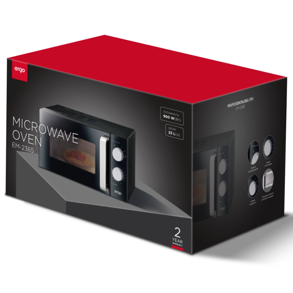 Мікрохвильова піч Ergo EM-2365 Мікрохвильова піч Ergo EM-2365