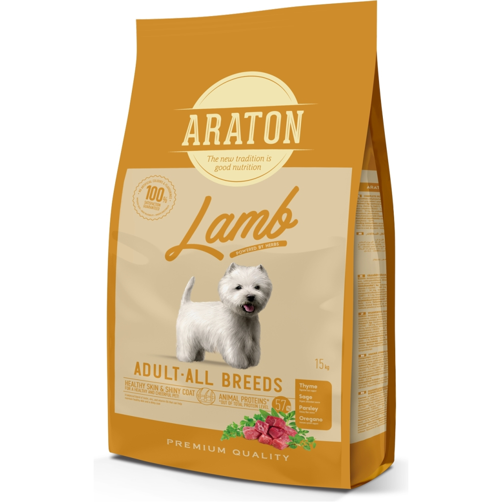 Сухий корм для собак ARATON Lamb Adult All Breeds 15 кг (ART47467) Сухий корм для собак ARATON Lamb Adult All Breeds 15 кг (ART47467)