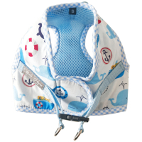 Dog harness Chloe's Home Florida marine S blue (CLH3000)