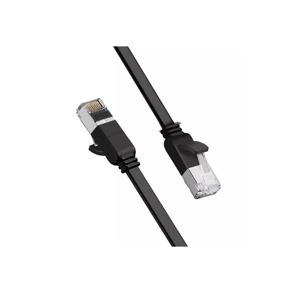 Патч-корд 5м, U/UTP Cat 6 Copper Ethernet Flat Cable NW101 Black Ugreen (50187) Патч-корд 5м, U/UTP Cat 6 Copper Ethernet Flat Cable NW101 Black Ugreen (50187)
