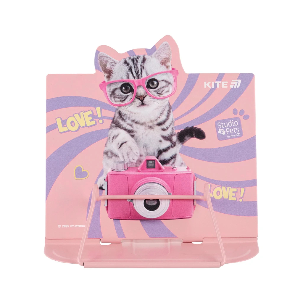 Підставка для книг Kite Studio Pets, металева (SP25-392) Підставка для книг Kite Studio Pets, металева (SP25-392)
