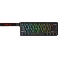 Клавіатура Aula WIN60 HE Magnetic Switch RGB USB UA Black (6978080504029)