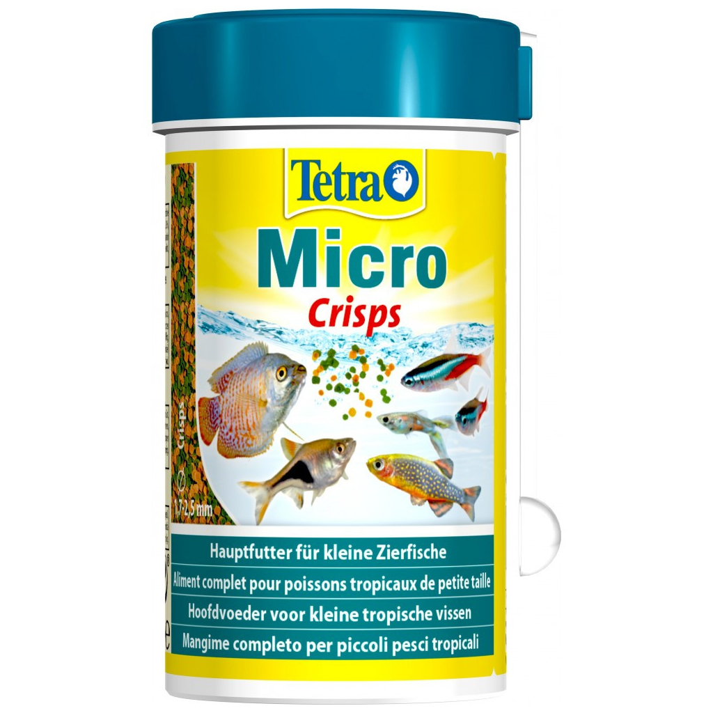 Корм для риб Tetra Micro Crisps для тропічних акваріумних рибок в чіпсах 100 мл (4004218277557)