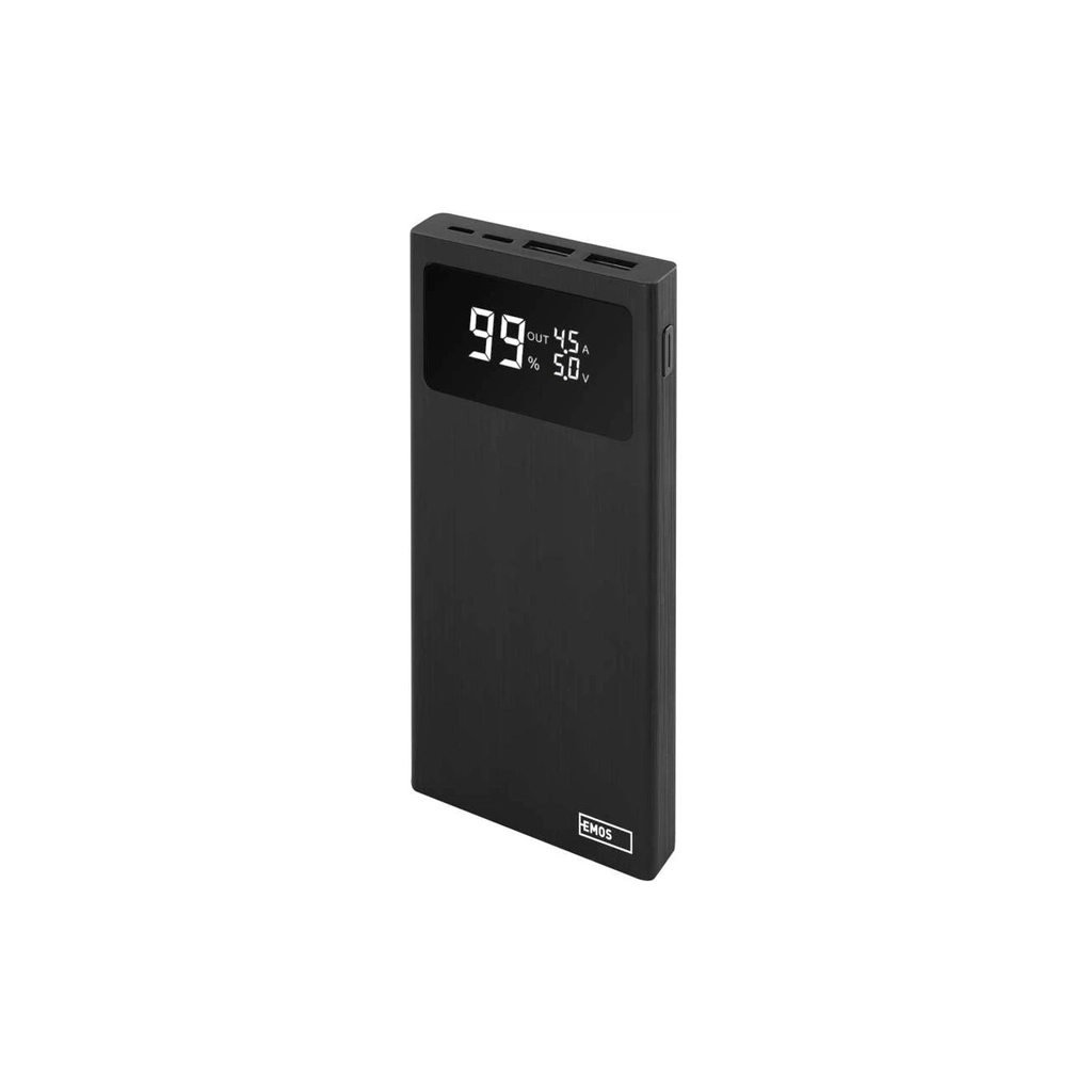 Повербанк EMOS 10000mAh BETAQ 10, 22.5W, black (B0531B)