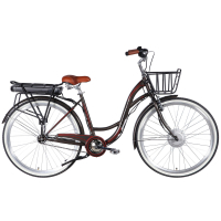 Електровелосипед Dorozhnik 28" eAQUAMARINE BH рама-19" 36B 13А*г 500Вт 2026 сірий (ELB-D-28-135)