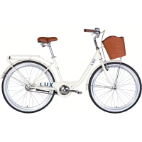 Велосипед Dorozhnik 26" LUX Velosteel рама-17" ST 2026 слонова кістка (OPS-D-26-365)