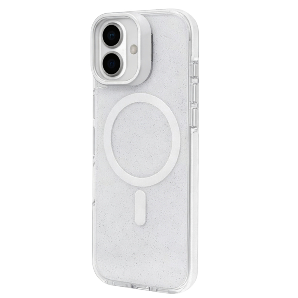 Чохол до мобільного телефона BeCover FIBRA Star Shine MagSafe Apple iPhone 17 White (715417)