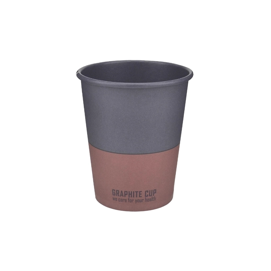 Стакани одноразові Buroclean GRAPHITE CUP паперові 270 мл 50 шт (1080044)