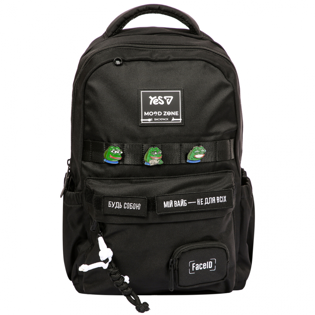 Рюкзак шкільний Yes Emotions Black N T-51 (550733)