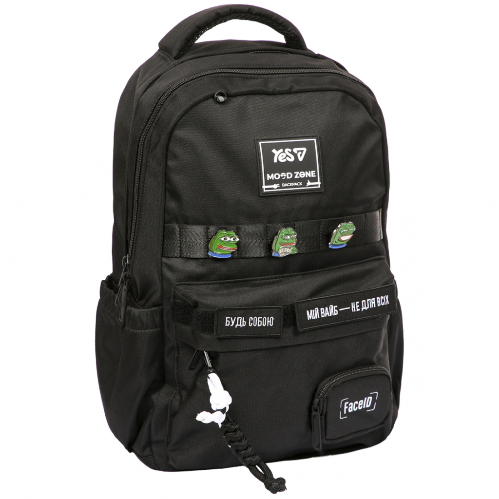 Рюкзак шкільний Yes Emotions Black N T-51 (550733)