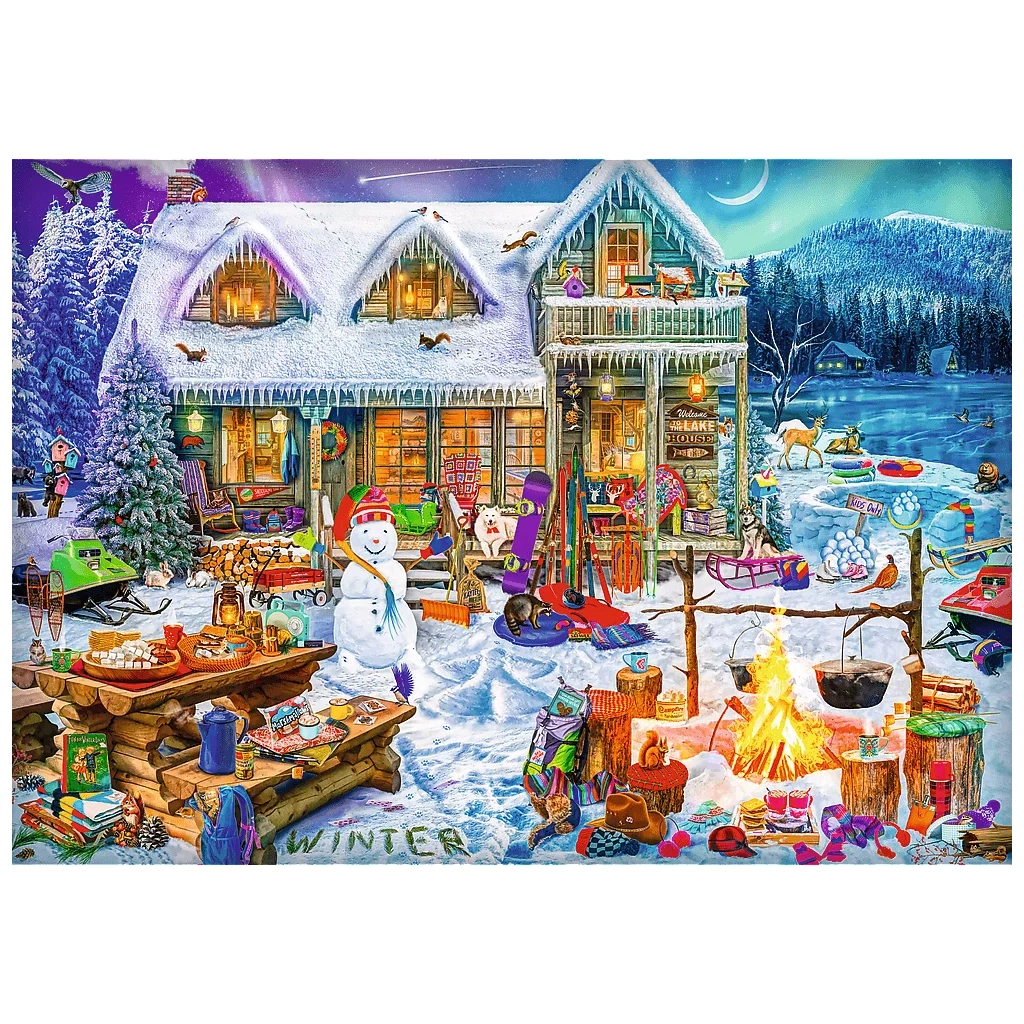 Пазл Trefl XMAS Зимовий час 1000 елементів (5900511109481) Пазл Trefl XMAS Зимовий час 1000 елементів (5900511109481)