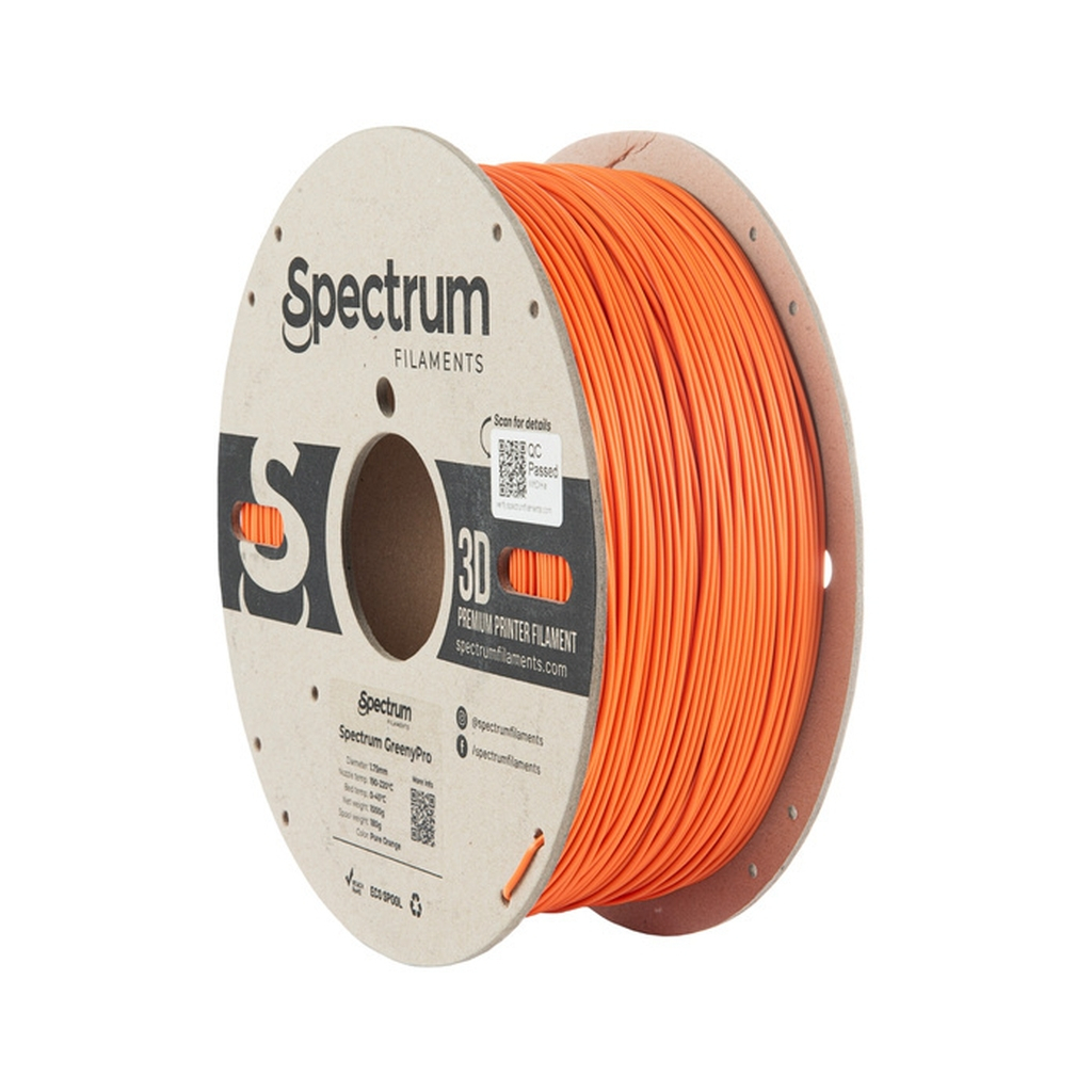 Пластик для 3D-принтера Spectrum GreenyPro 1.75mm 1kg Orange, Pure (80906)
