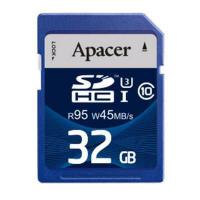 Карта пам'яті Apacer 32GB SDHC UHS-I 95/45 Class10 (AP32GSDHC10U3-R)