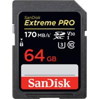 Карта пам'яті SanDisk 64GB SDXC class 10 V30 UHS-I U3 Extreme Pro (SDSDXXY-064G-GN4IN)