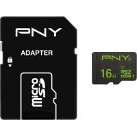 Карта пам'яті PNY flash 16GB microSDHC class 10 UHS-I (SDU16GHIGPER-1-EF)