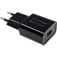 Зарядний пристрій Grand-X QС3.0 + cable USB -> Type C, Cu, 4A, TPE, 1m (CH-350TC)