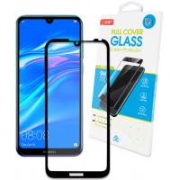 Скло захисне Global для Huawei Y7 2019 (черное) (1283126490866)