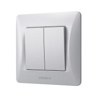 Switch Videx BINERA 2cl silver silk (VF-BNSW2-SS)