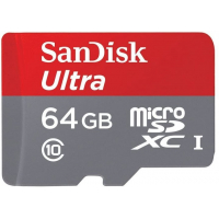 Карта пам'яті SanDisk 64GB microSDHC class 10 UHS-I A1 Ultra (SDSQUA4-064G-GN6MN)