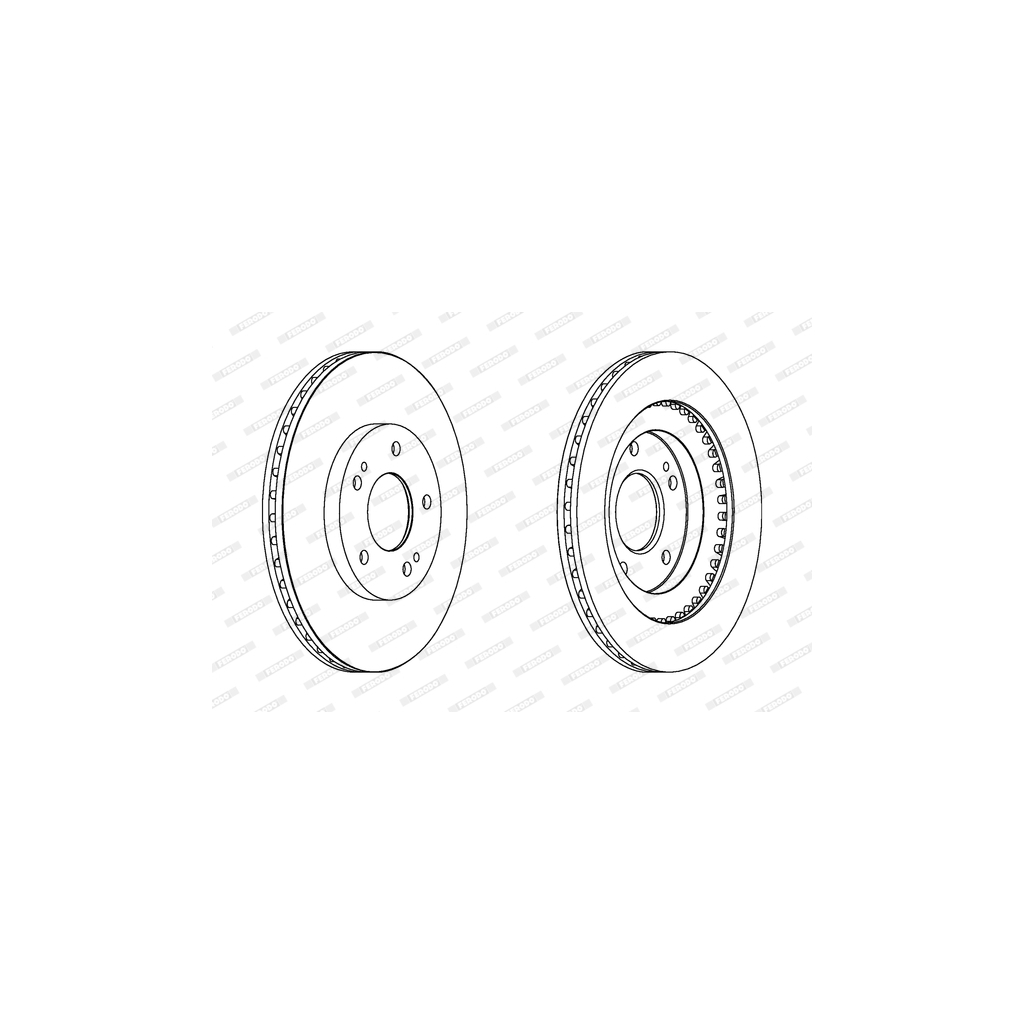 Гальмівний диск FERODO DDF1399