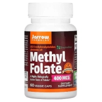 Vitamin Jarrow Formulas Methyl Folic Acid (Methylfolate) 400 mcg, Methyl Folate, 6 (JRW-30006)