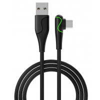Дата кабель USB 2.0 AM to Type-C 1.2m Black T-Phox (T-C835 black)