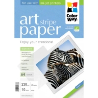 Фотопапір ColorWay A4 ART 230г/м, glossy strips, 10sh, OEM (PGA230010SA4_OEM)