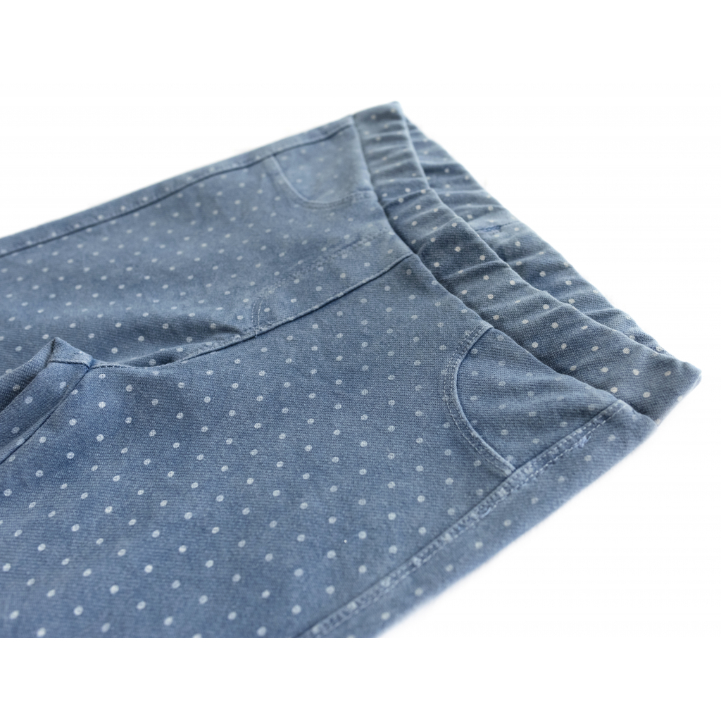 Лосини дитячі Breeze в горошок (15586-140G-blue)